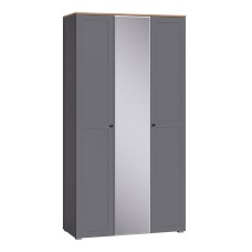 Шкаф для одежды 13.336.03, Серый графит, Дуб золотой