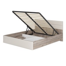 Кровать с подъёмным механизмом Урбан КР-18 160х200, Дуб смоки, Кашемир Кровать с подъёмным механизмом Урбан КР-18 160х200, Дуб смоки, Кашемир