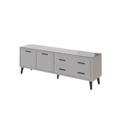 Тумба ТВ Виго 1,6, Светло-серый