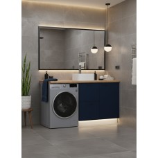 ВГ 1550 Ежевика/Белый гладкий Арника РМ (со столешницей) в.2