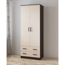Шкаф Лагуна 80 см, венге/дуб молочный