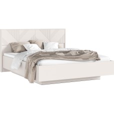 Кровать Ирис с ортопедическим основанием (металл) 1,6м, Кашемир