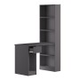 Шкаф комбинированный Лайт 10.01, Темно-серый