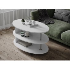 Столик журнальный Консул-4, белый