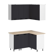 МК Аленушка Угловая Лотос Сталь,скоба антроцит,сонома