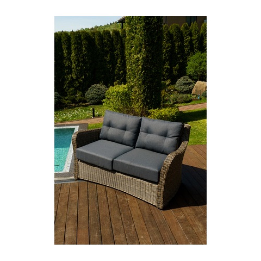 Диван 2-х местный Венеция (коричневый) Диван 2-х местный Венеция (коричневый)