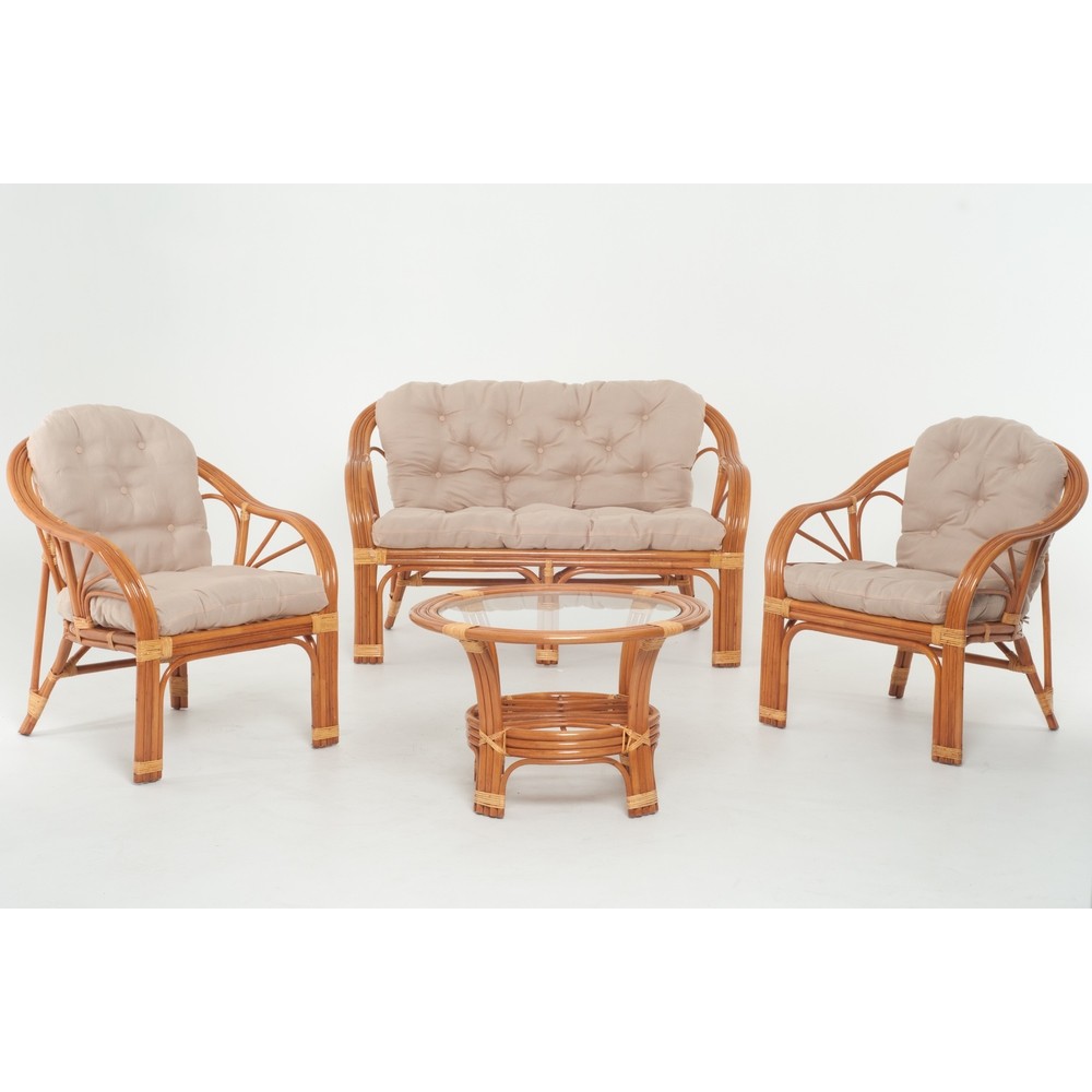 Комплект для отдыха 01-90 из натурального ротанга Комплект для отдыха 01-90 из натурального ротанга