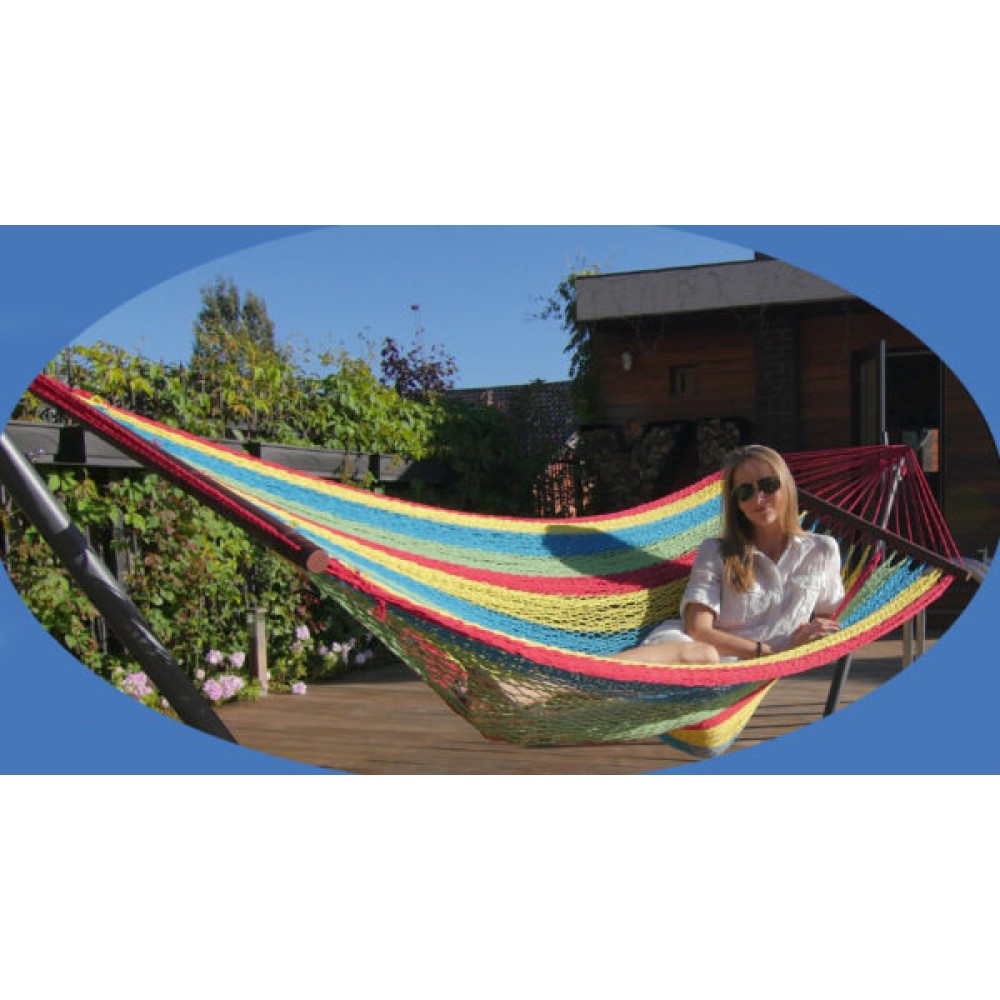 Гамак одноместный плетеный MEXICO цвет mixed Гамак одноместный плетеный MEXICO цвет mixed