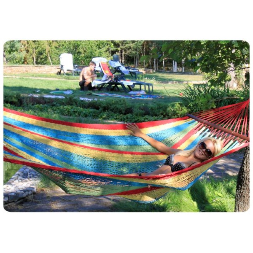 Гамак одноместный плетеный MEXICO цвет mixed Гамак одноместный плетеный MEXICO цвет mixed