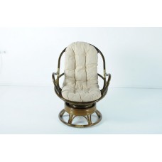 Кресло вращающееся 05-01 из натурального ротанга, цвет: олива Кресло вращающееся 05-01 из натурального ротанга, цвет: олива