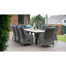 Регулируемое кресло ВЕРОНА ротанг (цвет коричневый) в комплекте с подушками Регулируемое кресло ВЕРОНА ротанг (цвет коричневый) в комплекте с подушками