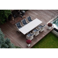 Комплект обеденной группы ГАРДА/БЕРГАМО обеденная группа на 6 персон со столом 200-300x77