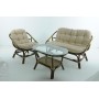 Комплект для отдыха 01-13 (стол, 2 кресла, диван) из натурального ротанга Комплект для отдыха 01-13 (стол, 2 кресла, диван) из натурального ротанга