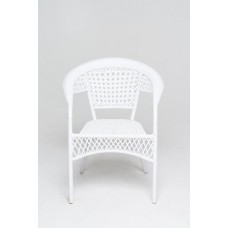 Кресло белое GG-04-04 из техноротанга Кресло белое GG-04-04 из техноротанга