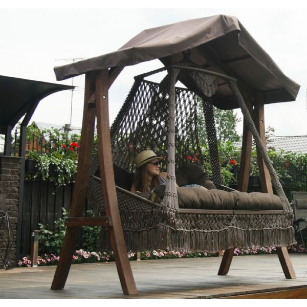 КАРАВЕЛЛА деревянный каркас с крышей (для качелей СЕАРА) КАРАВЕЛЛА деревянный каркас с крышей (для качелей СЕАРА)