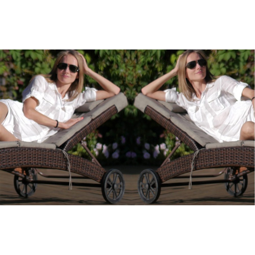 Матрасик к шезлонгу лежаку MONACO (цвет серый) Матрасик к шезлонгу лежаку MONACO (цвет серый)