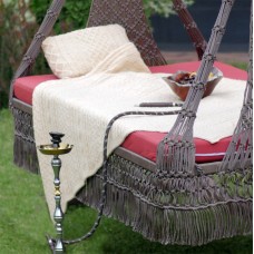 Подвесное кресло качели МАРРАКЕШ для двоих без каркаса