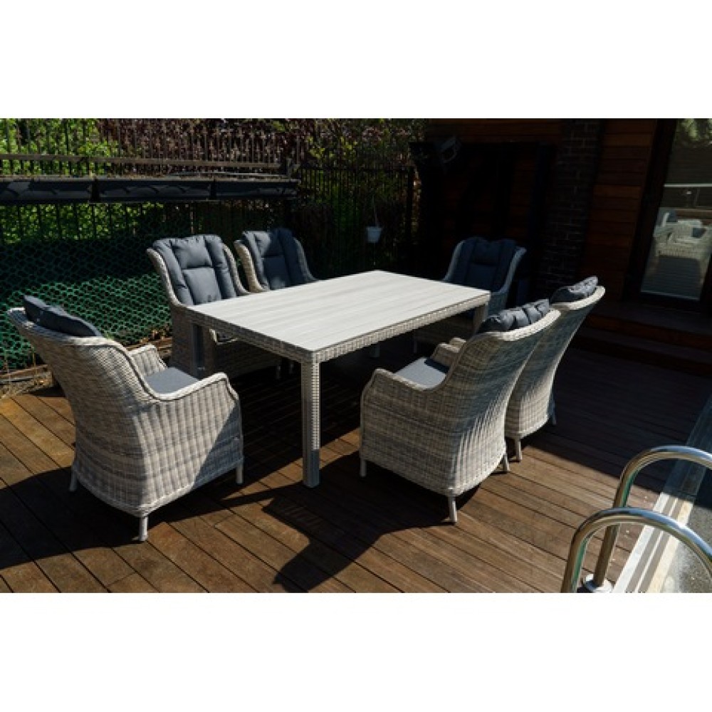 Стол обеденный Венеция 180 (серый) Стол обеденный Венеция 180 (серый)