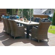 Комплект из стола Парклэнд и 8 кресел Бергамо