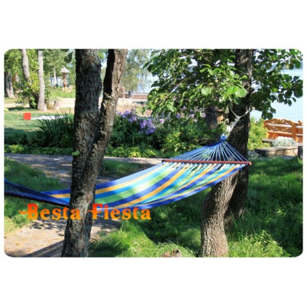 Гамак одноместный плетеный MEXICO цвет синий mixed Гамак одноместный плетеный MEXICO цвет синий mixed