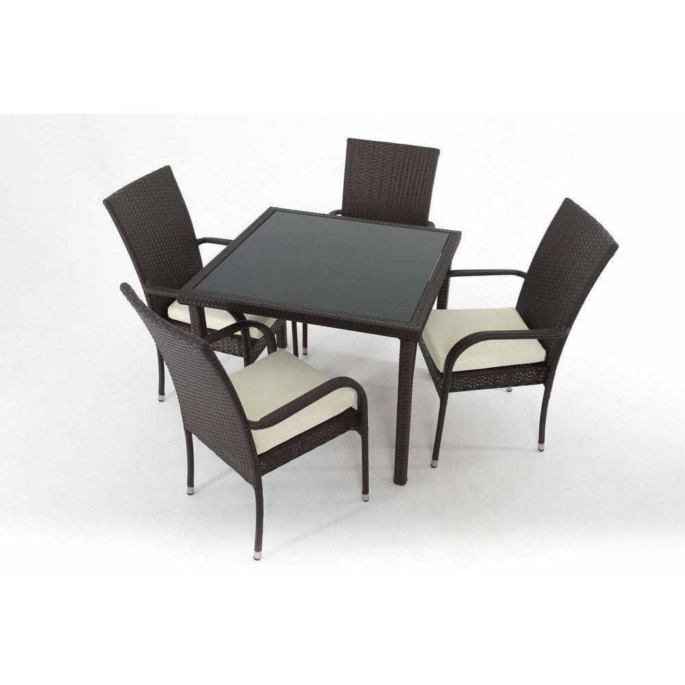 Обеденный комплект F0824 (стол и 4 стула) Обеденный комплект F0824 (стол и 4 стула)