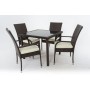Обеденный комплект F0824 (стол и 4 стула) Обеденный комплект F0824 (стол и 4 стула)