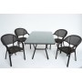 Обеденный комплект стол DS-02-01 и 4 кресла DS-02-02