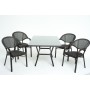 Обеденный комплект стол DS-02-01 и 4 кресла DS-02-02