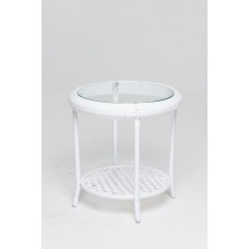 Стол белый GG-04-05 из техноротанга Стол белый GG-04-05 из техноротанга