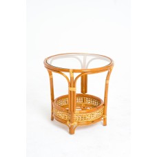 Стол журнальный 02-15A из натурального ротанга