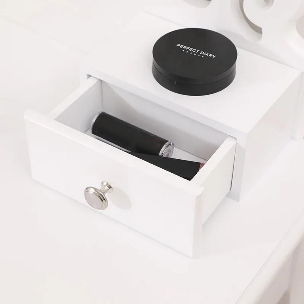 Туалетный столик S023 (белый) Туалетный столик S023 (белый)