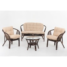 Комплект для отдыха 01-16 NEW Рогожка из натурального ротанга Комплект для отдыха 01-16 NEW Рогожка из натурального ротанга