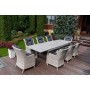 Комплект обеденной группы ГАРДА/БЕРГАМО обеденная группа на 8 персон со столом 200-300x77