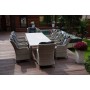Комплект обеденной группы ГАРДА/БЕРГАМО обеденная группа на 8 персон со столом 200-300x77