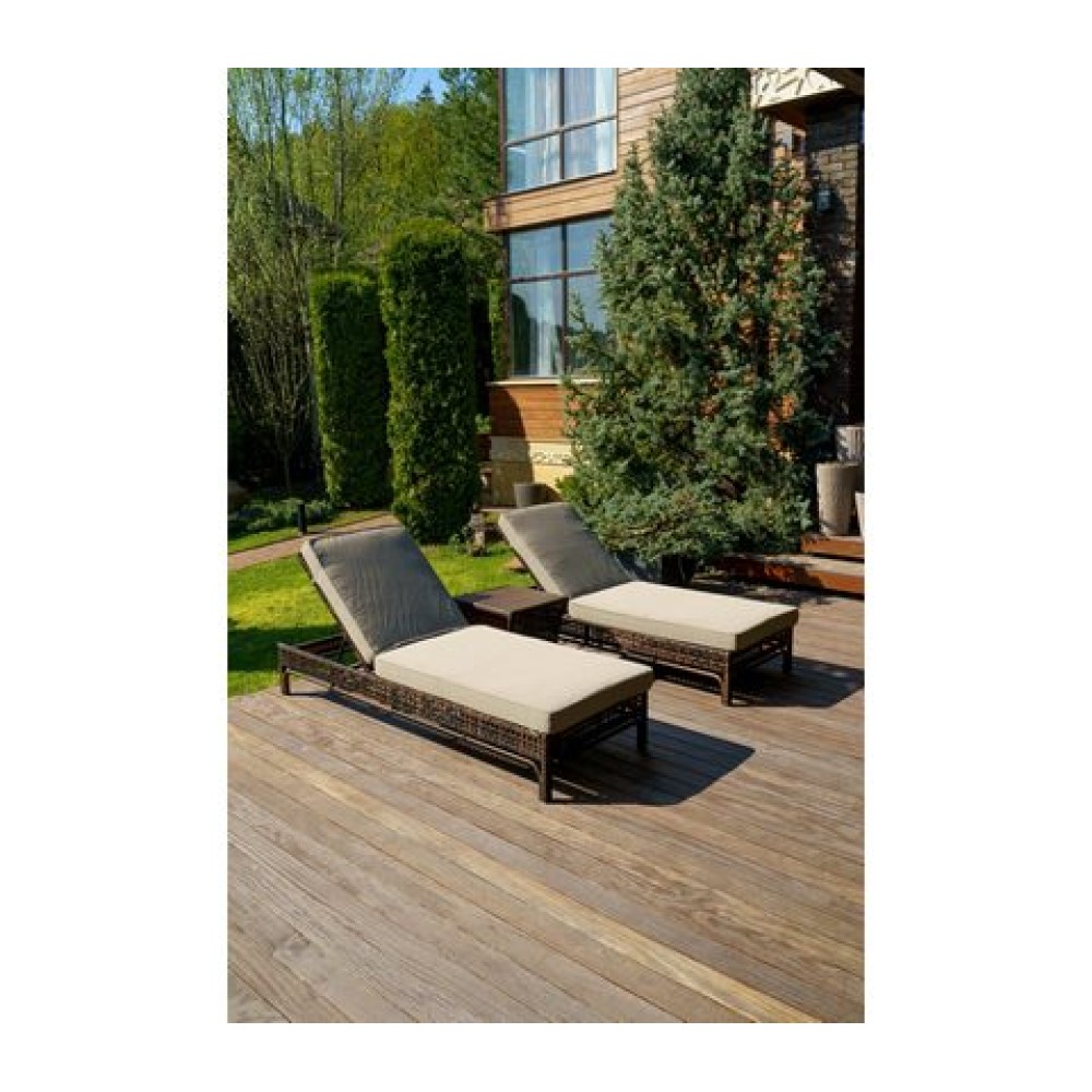 Шезлонг Корсика (коричневый) Шезлонг Корсика (коричневый)