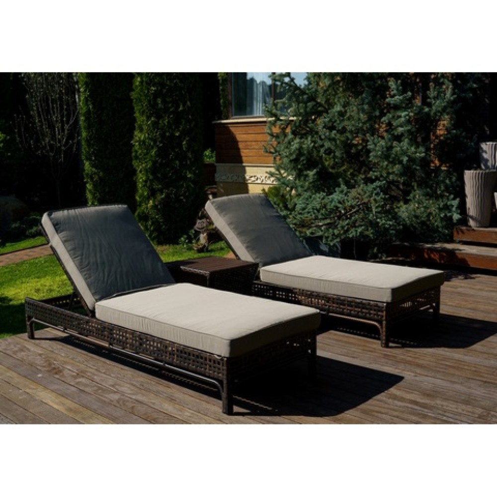 Шезлонг Корсика (коричневый) Шезлонг Корсика (коричневый)