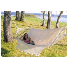 Гамак двухместный TULIP (Бразилия) цвет белый Гамак двухместный TULIP (Бразилия) цвет белый