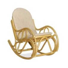 Кресло-качалка ( с подушкой) 05-04 из натурального ротанга, цвет: мед Кресло-качалка ( с подушкой) 05-04 из натурального ротанга, цвет: мед