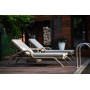 ФИДЖИ шезлонг лежак из искусственного ротанга