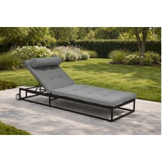 КИОТО шезлонг лежак алюминий текстилен