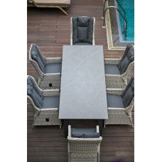 НЕАПОЛЬ обеденный стол (серый)