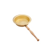 Таз для варенья с ручкой (медь и латунь) 3.0 Л