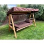 Двухсторонний матрас для садовых качелей ЛАРИКС Шоколад