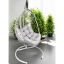 Подвесное кресло-кокон COMFORT серый + каркас