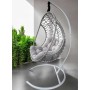 Подвесное кресло-кокон COMFORT серый + каркас
