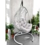 Подвесное кресло-кокон COMFORT серый + каркас