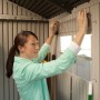 Пластиковый сарай LifeTime 7'х7' (2,1 м х 2,1 м) арт. 60190
