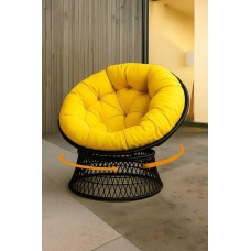 Кресло вращающееся ПАПАСАН ПЛЮС SWIVEL черный