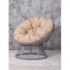 Кресло ПАПАСАН ШНУР Светло-серый