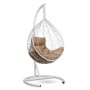 Подвесное кресло-кокон SEVILLA COMFORT белый + каркас